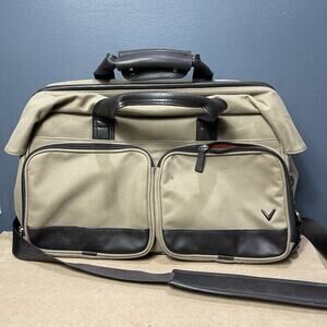 Callaway- Large Cabin Duffle Bag Nylon with leather handles